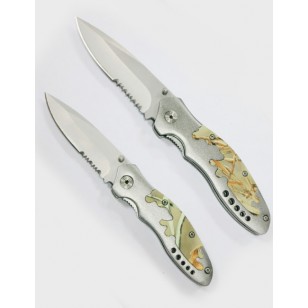 Stainless steel folding knife